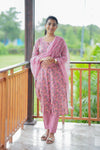 Ketaki Petal Pink Kurta Set