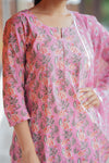 Ketaki Petal Pink Kurta Set