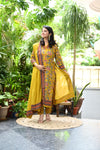 Kanchana Mustard Floral Kurta Set