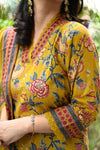 Kanchana Mustard Floral Kurta Set