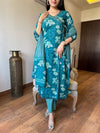 Amara Teal Blossom Elegance