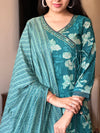 Amara Teal Blossom Elegance