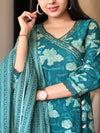 Amara Teal Blossom Elegance