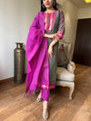 Ekanta Magenta Grace Kurta Set