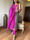 Ekanta Magenta Grace Kurta Set